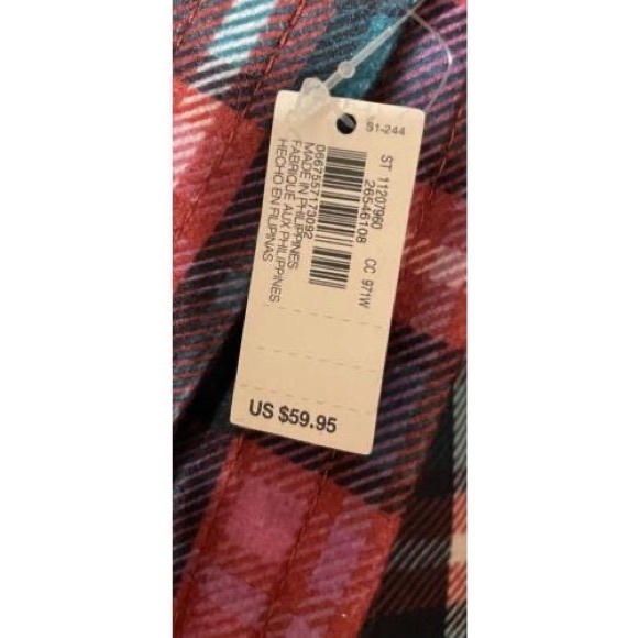 TT: Victoria s Secret Black Friday Holiday 2022 Plaid Tote Bag NWOT - Picture 7 of 12